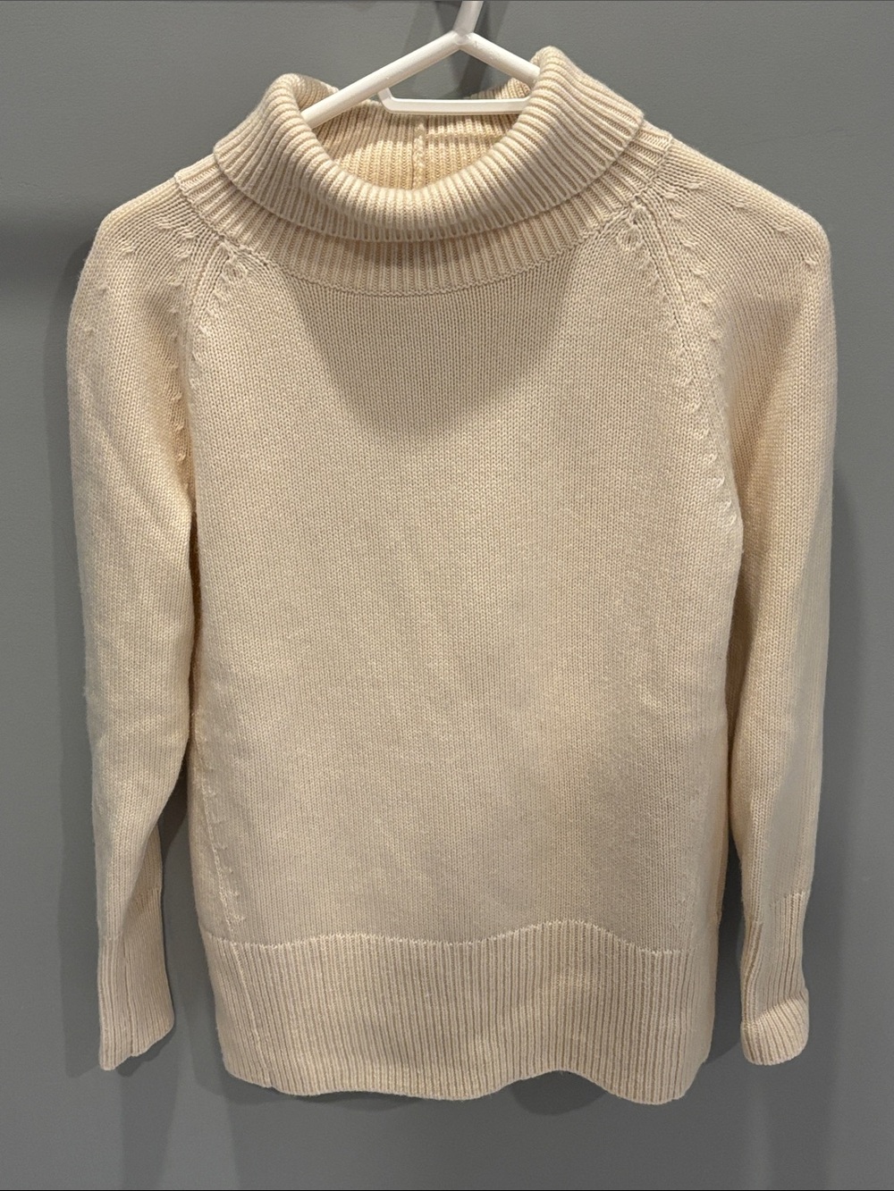 Babaton Cream Turtleneck Knit Sweater - Aritzia